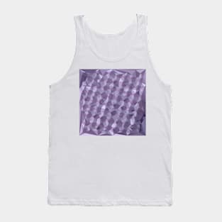 Dark Raspberry Abstract Low Polygon Background Tank Top